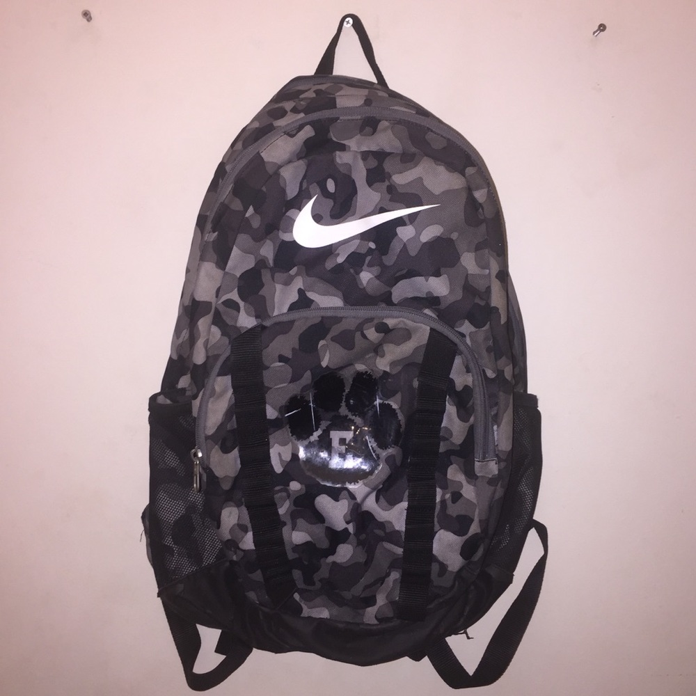 Nike Grey Camo Backpack